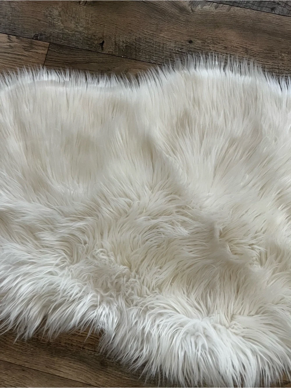 Faux sheep skin sofa decor